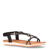 Sandalo con strass black | Boscaini Scarpe