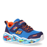Play Scene sneaker in tessuto ed ecopelle bambino blu navy | Boscaini Scarpe