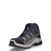 X Ultra Mid Gtx J scarponcino trekking in tessuto Gore-Tex grigio giallo | Boscaini Scarpe