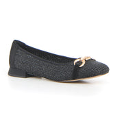 Ballerina con staffa black - Ballerine | Boscaini Scarpe