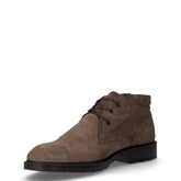 Polacchino in pelle scamosciata Gore-Tex fango scuro | Boscaini Scarpe