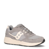 Eclipse sneaker in pelle e tessuto grigio crema | Boscaini Scarpe