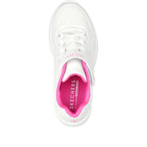 Uno Lite sneaker bambina white hot pink | Boscaini Scarpe