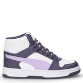 Rebound Slam Mid JR sneaker in ecopelle ragazza blu lilla bianco | Boscaini Scarpe