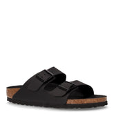 Arizona ciabatta in pelle nero | Boscaini Scarpe