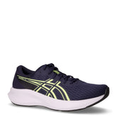 PATRIOT 14 sneaker running in tessuto mesh traspirante e ecopelle blu giallo | Boscaini Scarpe