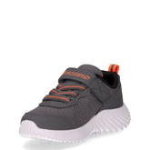 Bounder Techrox sneaker in ecopelle e tessuto bambino grigio | Boscaini Scarpe