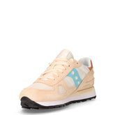 Shadow Original sneaker in pelle e tessuto tan turchese | Boscaini Scarpe