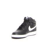Court Vision Mid sneaker nero bianco | Boscaini Scarpe