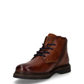 Stivaletto mid con cerniera laterale in pelle marrone | Boscaini Scarpe