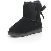 Stivaletto invernale con fiocco black | Boscaini Scarpe