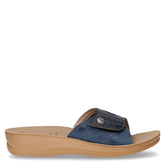 Ciabatta in ecopelle blu | Boscaini Scarpe