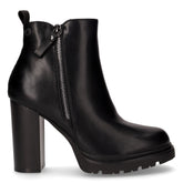 Tronchetto in ecopelle con zip nero | Boscaini Scarpe