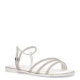 Sandalo in ecopelle e tessuto bambina cristallo strass - Sandali Bambina | Boscaini Scarpe
