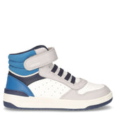 Washiba sneaker bambina in ecopelle bianco grigio | Boscaini Scarpe