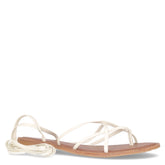 Sandalo con laccetti bianco | Boscaini Scarpe