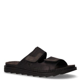 Asher ciabatta in pelle con strappi nero | Boscaini Scarpe