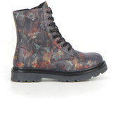 Anfibio con zip print black | Boscaini Scarpe