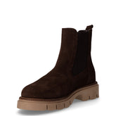 Stivaletto in pelle scamosciata marrone | Boscaini Scarpe