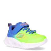 Meteor Lights Krendox sneaker con luci bambino blu lime - SKECHERS | Boscaini Scarpe