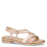 Sandalo in pelle osso | Boscaini Scarpe