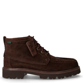 Cleyhill Hi polacchino sportivo in pelle scamosciata marrone | Boscaini Scarpe