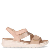 Sandalo con zeppa cipria | Boscaini Scarpe