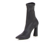 Tronchetto a punta in ecopelle nero | Boscaini Scarpe