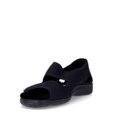Pantofola con strappi blu | Boscaini Scarpe