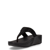 Ciabatta infradito con zeppa black | Boscaini Scarpe