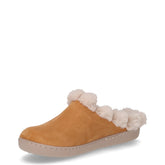 Ciabatta in tessuto ocra | Boscaini Scarpe