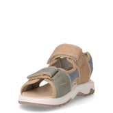 Sandalo in ecopelle bambino beige azzurro | Boscaini Scarpe