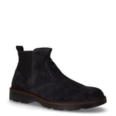 Stivaletto beatles in pelle scamosciata blu scuro | Boscaini Scarpe