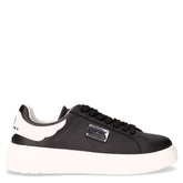 Sneaker in pelle nero bianco | Boscaini Scarpe
