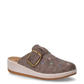 Ciabatta in tessuto tortora | Boscaini Scarpe