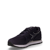 N.92 sneaker in ecopelle e tessuto blu profondo | Boscaini Scarpe