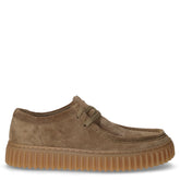 Torhill Low polacchino sportivo in pelle scamosciata beige | Boscaini Scarpe