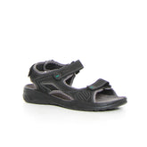 Sandalo outdoor nero grigio scuro | Boscaini Scarpe