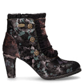 Alcbaneo tronchetto con zip in pelle antracite | Boscaini Scarpe