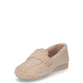Texi pantofola in tessuto beige | Boscaini Scarpe