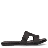 Ciabatta in pelle nero | Boscaini Scarpe