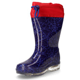Stivaletto da pioggia in gomma con luci bambino blu | Boscaini Scarpe