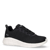Bobs B Flex sneaker in tessuto ed ecopelle nero | Boscaini Scarpe