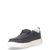 Stringata casual in tessuto blu | Boscaini Scarpe