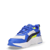 Trinity 2 sneaker in tessuto e ecopelle ragazzo grigio blu giallo | Boscaini Scarpe