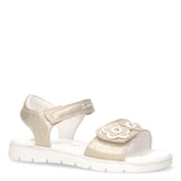 Lovely sandalo in ecopelle glitterata bambina oro chiaro | Boscaini Scarpe