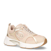 Sneaker in ecopelle e tessuto sabbia - Sneakers Donna | Boscaini Scarpe