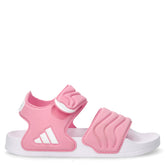 Adilette 2 sandalo in gomma bambina rosa bianco | Boscaini Scarpe