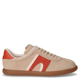 Pelotas Soller sneaker in pelle beige arancio | Boscaini Scarpe