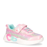 Sneaker da bambina con glitter in tessuto rosa - Scarpe Bambina | Boscaini Scarpe